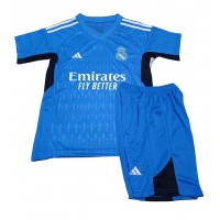 Real Madrid Keeper Bortedraktsett Barn 2023-24 Kortermet (+ Korte bukser)